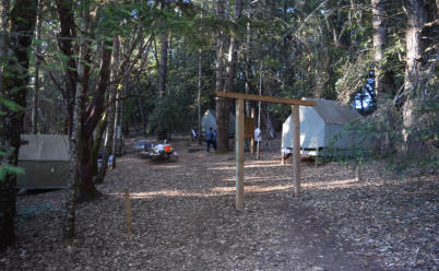 Entrance to Dimond W campsite.