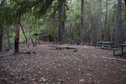 Trail's End campsite in the off-season.